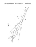 Supersonic Aircraft with Spike for Controlling and Reducing Sonic Boom diagram and image