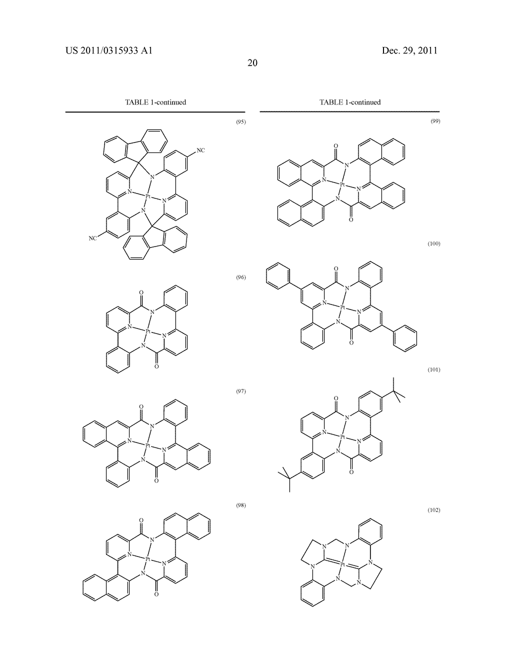 MATERIALS FOR ORGANIC ELECTROLUMINESCENT DEVICES - diagram, schematic, and image 21