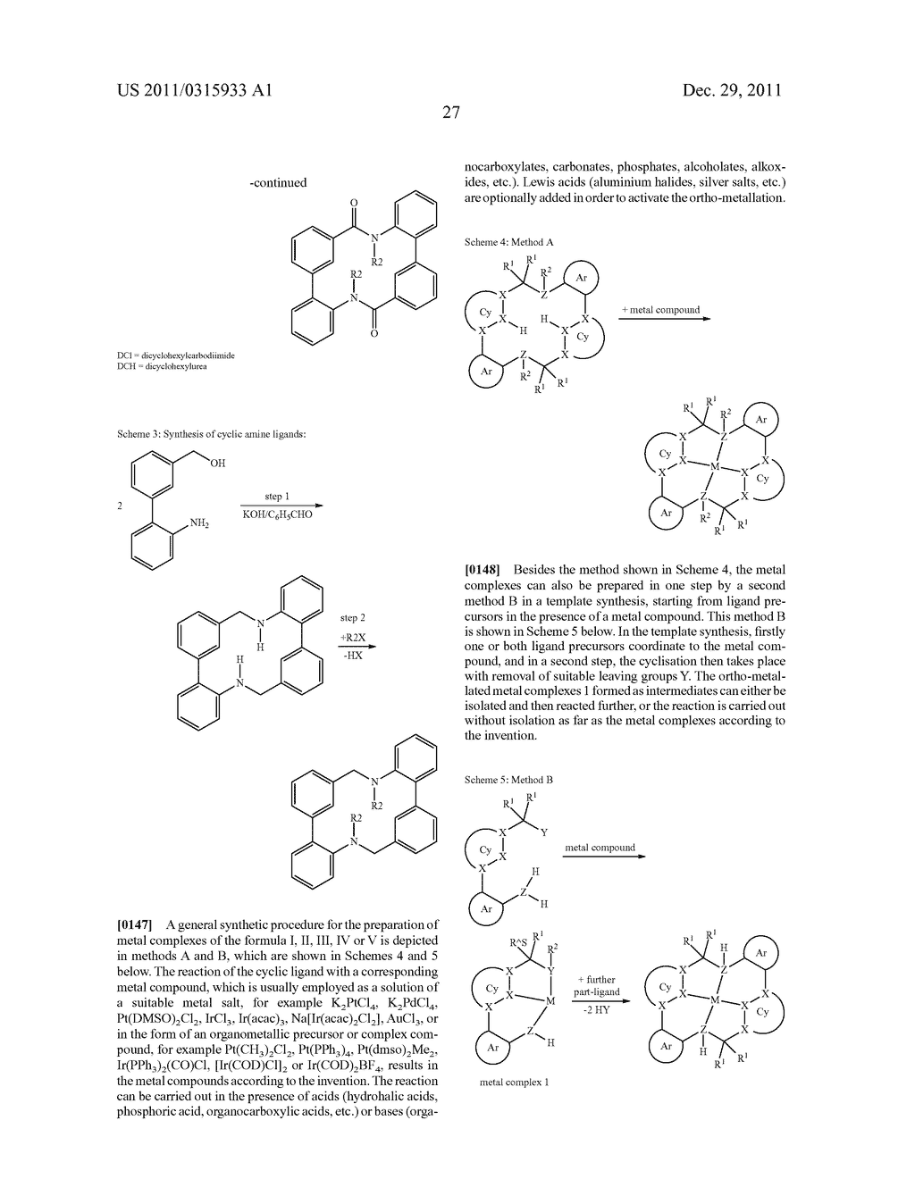 MATERIALS FOR ORGANIC ELECTROLUMINESCENT DEVICES - diagram, schematic, and image 28