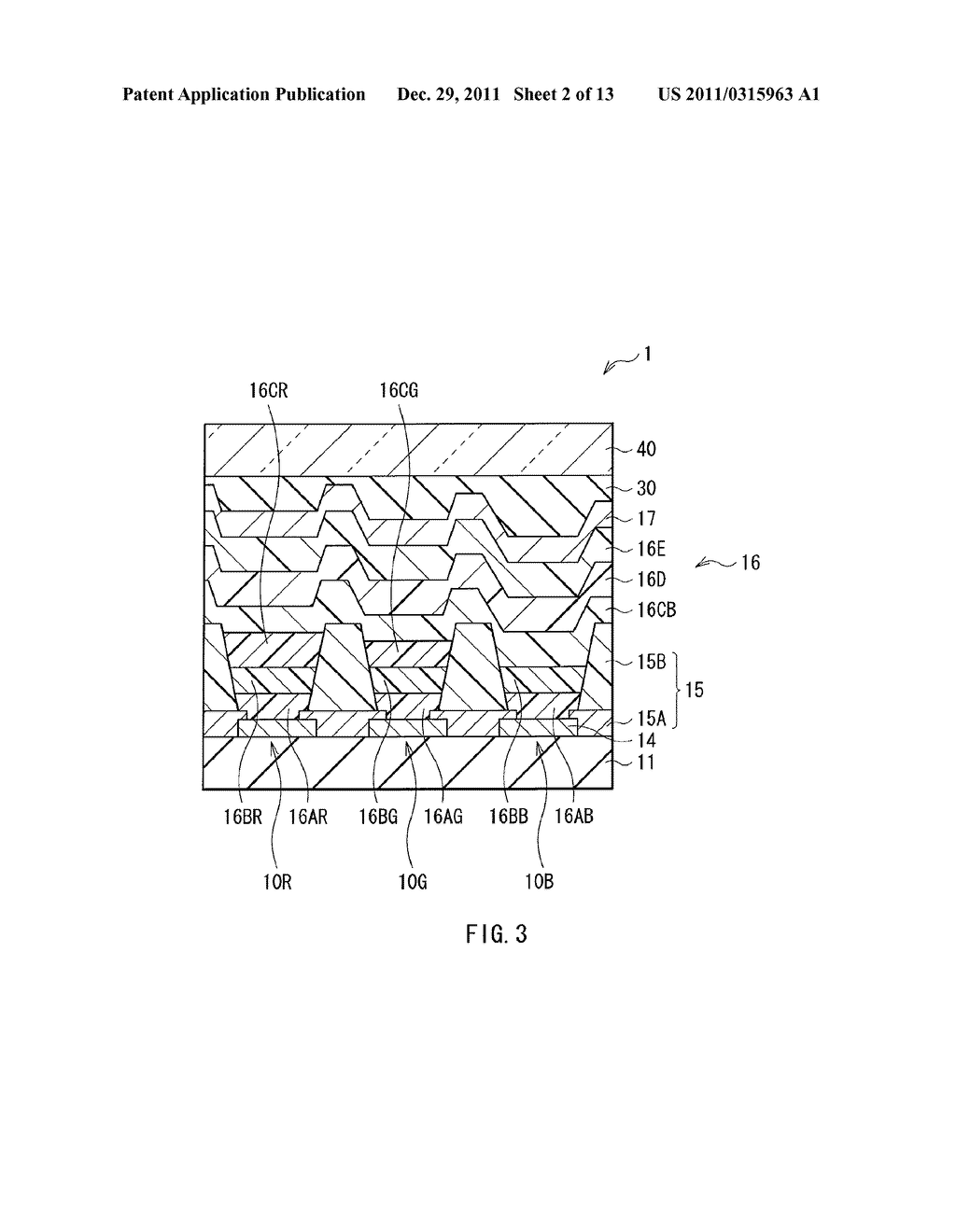 ORGANIC EL DISPLAY AND METHOD OF MANUFACTURING THE SAME - diagram, schematic, and image 03