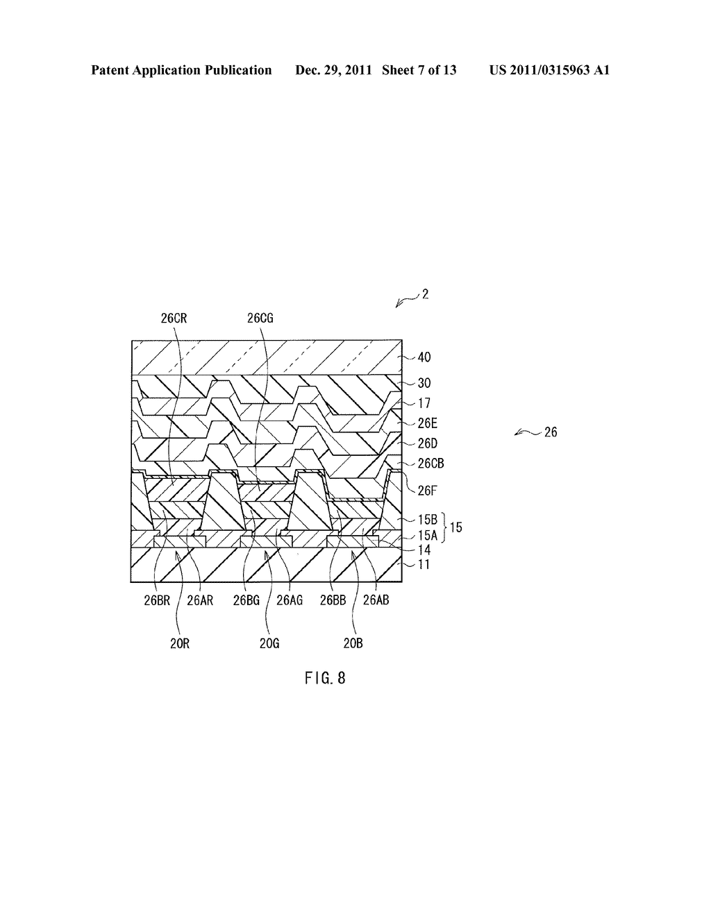 ORGANIC EL DISPLAY AND METHOD OF MANUFACTURING THE SAME - diagram, schematic, and image 08