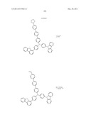 NOVEL POLYMERIZABLE MONOMER, AND MATERIAL FOR ORGANIC DEVICE, HOLE     INJECTION/TRANSPORT MATERIAL, MATERIAL FOR ORGANIC ELECTROLUMINESCENT     ELEMENT AND ORGANIC ELECTROLUMINESCENT ELEMENT EACH COMPRISING POLYMER     (POLYMERIC COMPOUND) OF THE POLYMERIZABLE MONOMER diagram and image