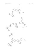 NOVEL POLYMERIZABLE MONOMER, AND MATERIAL FOR ORGANIC DEVICE, HOLE     INJECTION/TRANSPORT MATERIAL, MATERIAL FOR ORGANIC ELECTROLUMINESCENT     ELEMENT AND ORGANIC ELECTROLUMINESCENT ELEMENT EACH COMPRISING POLYMER     (POLYMERIC COMPOUND) OF THE POLYMERIZABLE MONOMER diagram and image