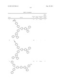 NOVEL POLYMERIZABLE MONOMER, AND MATERIAL FOR ORGANIC DEVICE, HOLE     INJECTION/TRANSPORT MATERIAL, MATERIAL FOR ORGANIC ELECTROLUMINESCENT     ELEMENT AND ORGANIC ELECTROLUMINESCENT ELEMENT EACH COMPRISING POLYMER     (POLYMERIC COMPOUND) OF THE POLYMERIZABLE MONOMER diagram and image