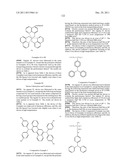 NOVEL POLYMERIZABLE MONOMER, AND MATERIAL FOR ORGANIC DEVICE, HOLE     INJECTION/TRANSPORT MATERIAL, MATERIAL FOR ORGANIC ELECTROLUMINESCENT     ELEMENT AND ORGANIC ELECTROLUMINESCENT ELEMENT EACH COMPRISING POLYMER     (POLYMERIC COMPOUND) OF THE POLYMERIZABLE MONOMER diagram and image