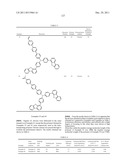 NOVEL POLYMERIZABLE MONOMER, AND MATERIAL FOR ORGANIC DEVICE, HOLE     INJECTION/TRANSPORT MATERIAL, MATERIAL FOR ORGANIC ELECTROLUMINESCENT     ELEMENT AND ORGANIC ELECTROLUMINESCENT ELEMENT EACH COMPRISING POLYMER     (POLYMERIC COMPOUND) OF THE POLYMERIZABLE MONOMER diagram and image