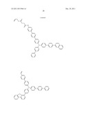 NOVEL POLYMERIZABLE MONOMER, AND MATERIAL FOR ORGANIC DEVICE, HOLE     INJECTION/TRANSPORT MATERIAL, MATERIAL FOR ORGANIC ELECTROLUMINESCENT     ELEMENT AND ORGANIC ELECTROLUMINESCENT ELEMENT EACH COMPRISING POLYMER     (POLYMERIC COMPOUND) OF THE POLYMERIZABLE MONOMER diagram and image