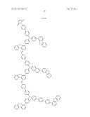 NOVEL POLYMERIZABLE MONOMER, AND MATERIAL FOR ORGANIC DEVICE, HOLE     INJECTION/TRANSPORT MATERIAL, MATERIAL FOR ORGANIC ELECTROLUMINESCENT     ELEMENT AND ORGANIC ELECTROLUMINESCENT ELEMENT EACH COMPRISING POLYMER     (POLYMERIC COMPOUND) OF THE POLYMERIZABLE MONOMER diagram and image