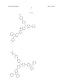 NOVEL POLYMERIZABLE MONOMER, AND MATERIAL FOR ORGANIC DEVICE, HOLE     INJECTION/TRANSPORT MATERIAL, MATERIAL FOR ORGANIC ELECTROLUMINESCENT     ELEMENT AND ORGANIC ELECTROLUMINESCENT ELEMENT EACH COMPRISING POLYMER     (POLYMERIC COMPOUND) OF THE POLYMERIZABLE MONOMER diagram and image