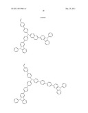 NOVEL POLYMERIZABLE MONOMER, AND MATERIAL FOR ORGANIC DEVICE, HOLE     INJECTION/TRANSPORT MATERIAL, MATERIAL FOR ORGANIC ELECTROLUMINESCENT     ELEMENT AND ORGANIC ELECTROLUMINESCENT ELEMENT EACH COMPRISING POLYMER     (POLYMERIC COMPOUND) OF THE POLYMERIZABLE MONOMER diagram and image