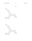 NOVEL POLYMERIZABLE MONOMER, AND MATERIAL FOR ORGANIC DEVICE, HOLE     INJECTION/TRANSPORT MATERIAL, MATERIAL FOR ORGANIC ELECTROLUMINESCENT     ELEMENT AND ORGANIC ELECTROLUMINESCENT ELEMENT EACH COMPRISING POLYMER     (POLYMERIC COMPOUND) OF THE POLYMERIZABLE MONOMER diagram and image