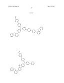 NOVEL POLYMERIZABLE MONOMER, AND MATERIAL FOR ORGANIC DEVICE, HOLE     INJECTION/TRANSPORT MATERIAL, MATERIAL FOR ORGANIC ELECTROLUMINESCENT     ELEMENT AND ORGANIC ELECTROLUMINESCENT ELEMENT EACH COMPRISING POLYMER     (POLYMERIC COMPOUND) OF THE POLYMERIZABLE MONOMER diagram and image