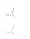 NOVEL POLYMERIZABLE MONOMER, AND MATERIAL FOR ORGANIC DEVICE, HOLE     INJECTION/TRANSPORT MATERIAL, MATERIAL FOR ORGANIC ELECTROLUMINESCENT     ELEMENT AND ORGANIC ELECTROLUMINESCENT ELEMENT EACH COMPRISING POLYMER     (POLYMERIC COMPOUND) OF THE POLYMERIZABLE MONOMER diagram and image