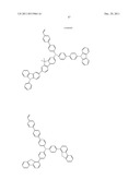 NOVEL POLYMERIZABLE MONOMER, AND MATERIAL FOR ORGANIC DEVICE, HOLE     INJECTION/TRANSPORT MATERIAL, MATERIAL FOR ORGANIC ELECTROLUMINESCENT     ELEMENT AND ORGANIC ELECTROLUMINESCENT ELEMENT EACH COMPRISING POLYMER     (POLYMERIC COMPOUND) OF THE POLYMERIZABLE MONOMER diagram and image