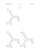 NOVEL POLYMERIZABLE MONOMER, AND MATERIAL FOR ORGANIC DEVICE, HOLE     INJECTION/TRANSPORT MATERIAL, MATERIAL FOR ORGANIC ELECTROLUMINESCENT     ELEMENT AND ORGANIC ELECTROLUMINESCENT ELEMENT EACH COMPRISING POLYMER     (POLYMERIC COMPOUND) OF THE POLYMERIZABLE MONOMER diagram and image