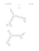 NOVEL POLYMERIZABLE MONOMER, AND MATERIAL FOR ORGANIC DEVICE, HOLE     INJECTION/TRANSPORT MATERIAL, MATERIAL FOR ORGANIC ELECTROLUMINESCENT     ELEMENT AND ORGANIC ELECTROLUMINESCENT ELEMENT EACH COMPRISING POLYMER     (POLYMERIC COMPOUND) OF THE POLYMERIZABLE MONOMER diagram and image