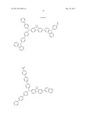 NOVEL POLYMERIZABLE MONOMER, AND MATERIAL FOR ORGANIC DEVICE, HOLE     INJECTION/TRANSPORT MATERIAL, MATERIAL FOR ORGANIC ELECTROLUMINESCENT     ELEMENT AND ORGANIC ELECTROLUMINESCENT ELEMENT EACH COMPRISING POLYMER     (POLYMERIC COMPOUND) OF THE POLYMERIZABLE MONOMER diagram and image