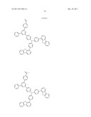 NOVEL POLYMERIZABLE MONOMER, AND MATERIAL FOR ORGANIC DEVICE, HOLE     INJECTION/TRANSPORT MATERIAL, MATERIAL FOR ORGANIC ELECTROLUMINESCENT     ELEMENT AND ORGANIC ELECTROLUMINESCENT ELEMENT EACH COMPRISING POLYMER     (POLYMERIC COMPOUND) OF THE POLYMERIZABLE MONOMER diagram and image