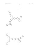 NOVEL POLYMERIZABLE MONOMER, AND MATERIAL FOR ORGANIC DEVICE, HOLE     INJECTION/TRANSPORT MATERIAL, MATERIAL FOR ORGANIC ELECTROLUMINESCENT     ELEMENT AND ORGANIC ELECTROLUMINESCENT ELEMENT EACH COMPRISING POLYMER     (POLYMERIC COMPOUND) OF THE POLYMERIZABLE MONOMER diagram and image