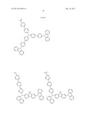 NOVEL POLYMERIZABLE MONOMER, AND MATERIAL FOR ORGANIC DEVICE, HOLE     INJECTION/TRANSPORT MATERIAL, MATERIAL FOR ORGANIC ELECTROLUMINESCENT     ELEMENT AND ORGANIC ELECTROLUMINESCENT ELEMENT EACH COMPRISING POLYMER     (POLYMERIC COMPOUND) OF THE POLYMERIZABLE MONOMER diagram and image