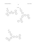 NOVEL POLYMERIZABLE MONOMER, AND MATERIAL FOR ORGANIC DEVICE, HOLE     INJECTION/TRANSPORT MATERIAL, MATERIAL FOR ORGANIC ELECTROLUMINESCENT     ELEMENT AND ORGANIC ELECTROLUMINESCENT ELEMENT EACH COMPRISING POLYMER     (POLYMERIC COMPOUND) OF THE POLYMERIZABLE MONOMER diagram and image