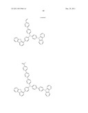 NOVEL POLYMERIZABLE MONOMER, AND MATERIAL FOR ORGANIC DEVICE, HOLE     INJECTION/TRANSPORT MATERIAL, MATERIAL FOR ORGANIC ELECTROLUMINESCENT     ELEMENT AND ORGANIC ELECTROLUMINESCENT ELEMENT EACH COMPRISING POLYMER     (POLYMERIC COMPOUND) OF THE POLYMERIZABLE MONOMER diagram and image