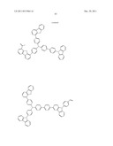 NOVEL POLYMERIZABLE MONOMER, AND MATERIAL FOR ORGANIC DEVICE, HOLE     INJECTION/TRANSPORT MATERIAL, MATERIAL FOR ORGANIC ELECTROLUMINESCENT     ELEMENT AND ORGANIC ELECTROLUMINESCENT ELEMENT EACH COMPRISING POLYMER     (POLYMERIC COMPOUND) OF THE POLYMERIZABLE MONOMER diagram and image