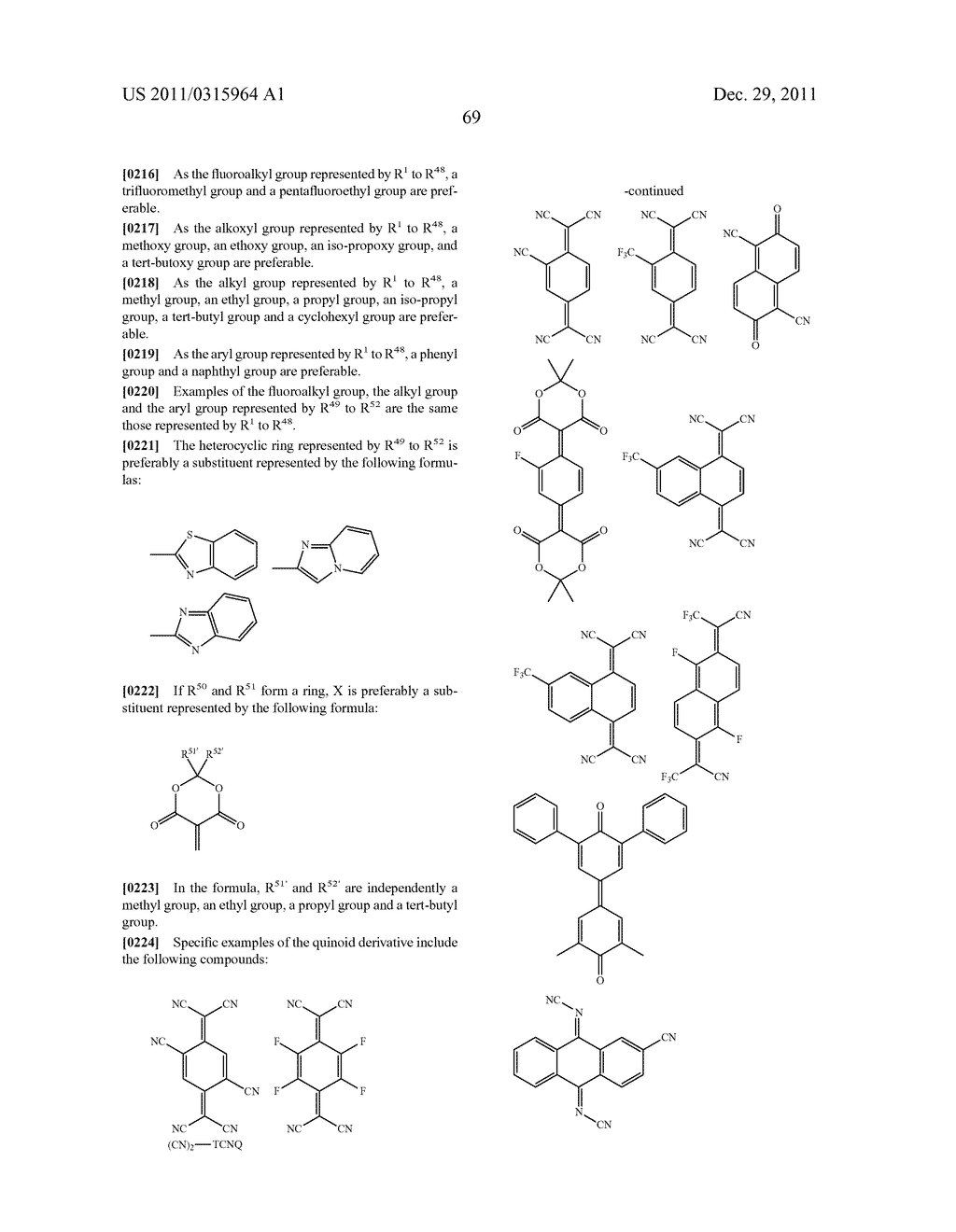 NOVEL POLYMERIZABLE MONOMER, AND MATERIAL FOR ORGANIC DEVICE, HOLE     INJECTION/TRANSPORT MATERIAL, MATERIAL FOR ORGANIC ELECTROLUMINESCENT     ELEMENT AND ORGANIC ELECTROLUMINESCENT ELEMENT EACH COMPRISING POLYMER     (POLYMERIC COMPOUND) OF THE POLYMERIZABLE MONOMER - diagram, schematic, and image 70