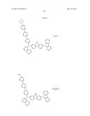 NOVEL POLYMERIZABLE MONOMER, AND MATERIAL FOR ORGANIC DEVICE, HOLE     INJECTION/TRANSPORT MATERIAL, MATERIAL FOR ORGANIC ELECTROLUMINESCENT     ELEMENT AND ORGANIC ELECTROLUMINESCENT ELEMENT EACH COMPRISING POLYMER     (POLYMERIC COMPOUND) OF THE POLYMERIZABLE MONOMER diagram and image