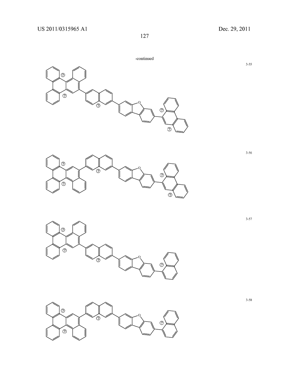 MATERIAL FOR ORGANIC ELECTROLUMINESCENT ELEMENT, AND ORGANIC     ELECTROLUMINESCENT ELEMENT - diagram, schematic, and image 129