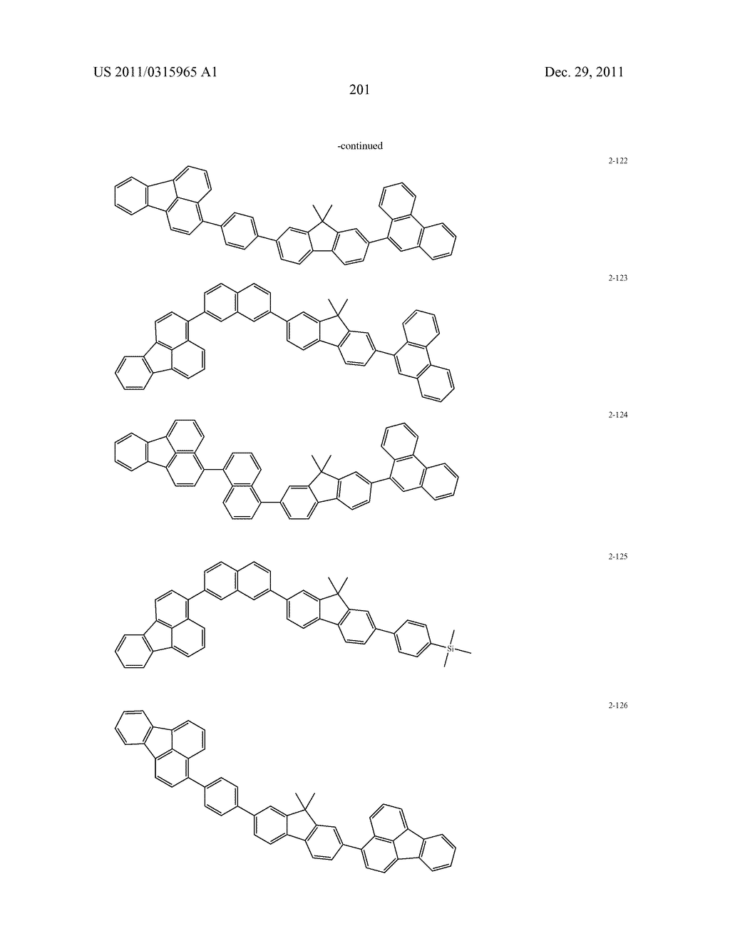 MATERIAL FOR ORGANIC ELECTROLUMINESCENT ELEMENT, AND ORGANIC     ELECTROLUMINESCENT ELEMENT - diagram, schematic, and image 203