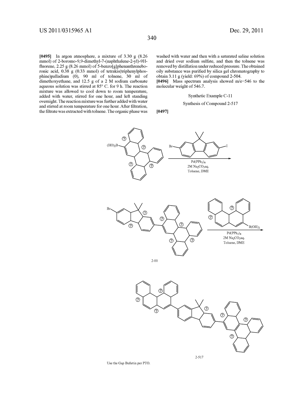 MATERIAL FOR ORGANIC ELECTROLUMINESCENT ELEMENT, AND ORGANIC     ELECTROLUMINESCENT ELEMENT - diagram, schematic, and image 342