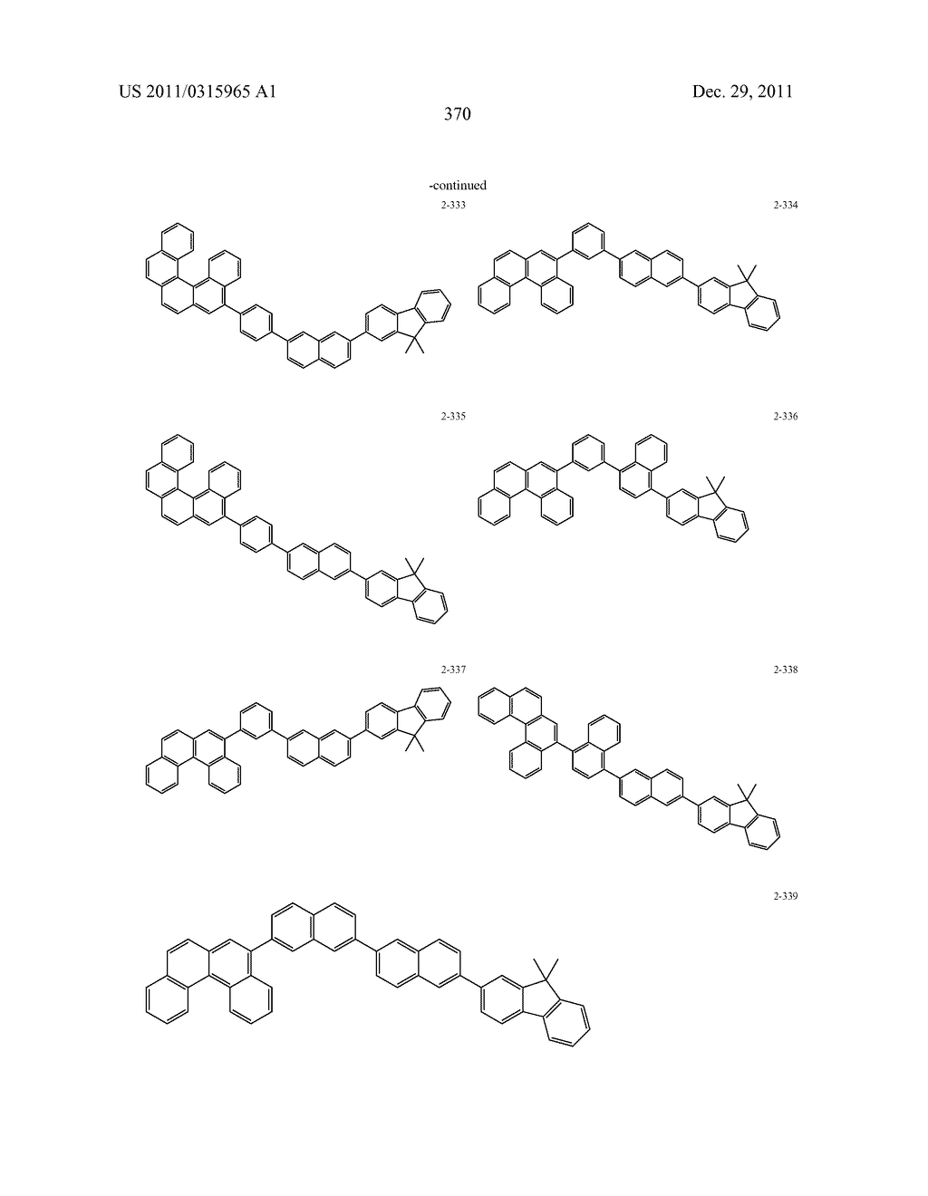 MATERIAL FOR ORGANIC ELECTROLUMINESCENT ELEMENT, AND ORGANIC     ELECTROLUMINESCENT ELEMENT - diagram, schematic, and image 372