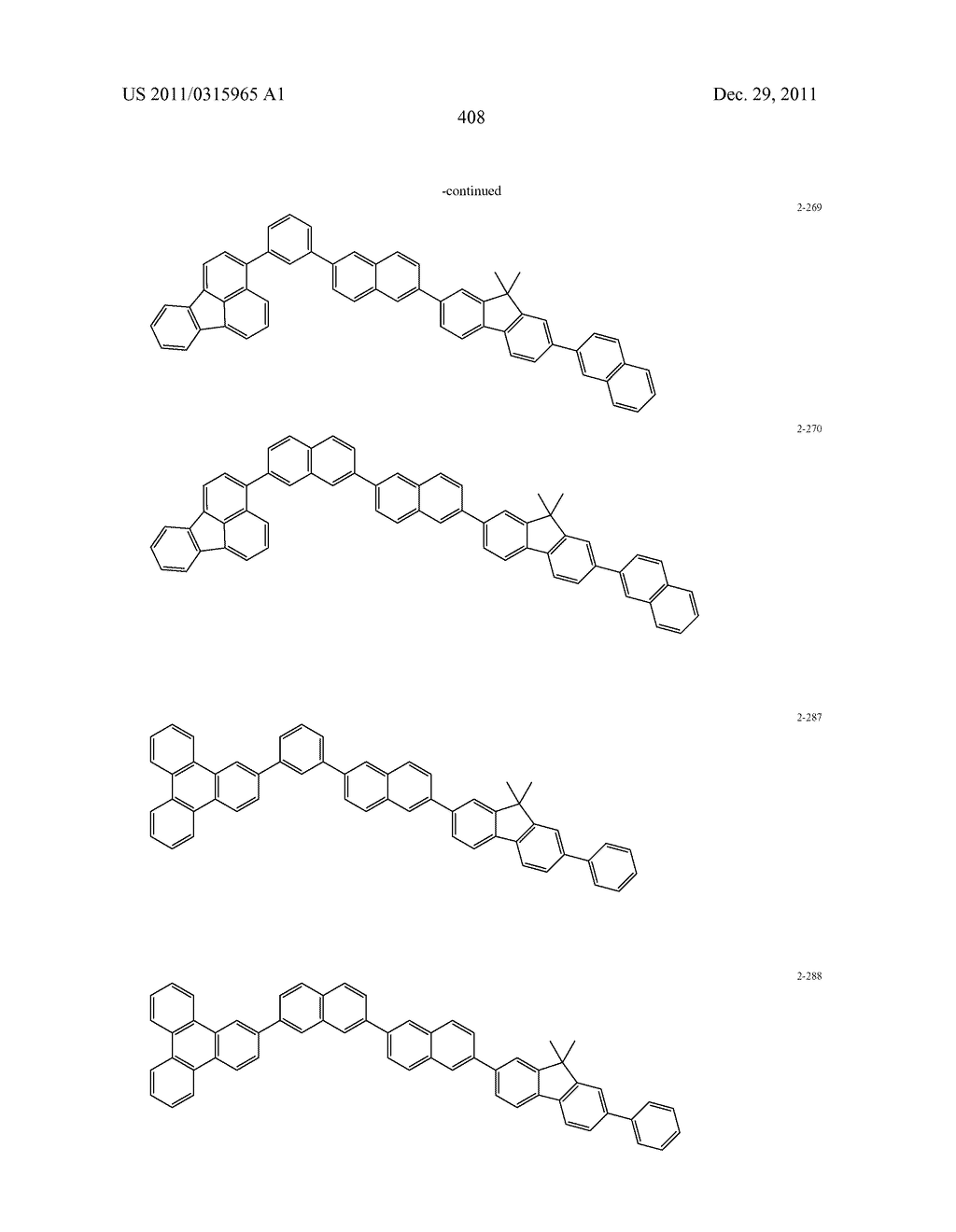 MATERIAL FOR ORGANIC ELECTROLUMINESCENT ELEMENT, AND ORGANIC     ELECTROLUMINESCENT ELEMENT - diagram, schematic, and image 410