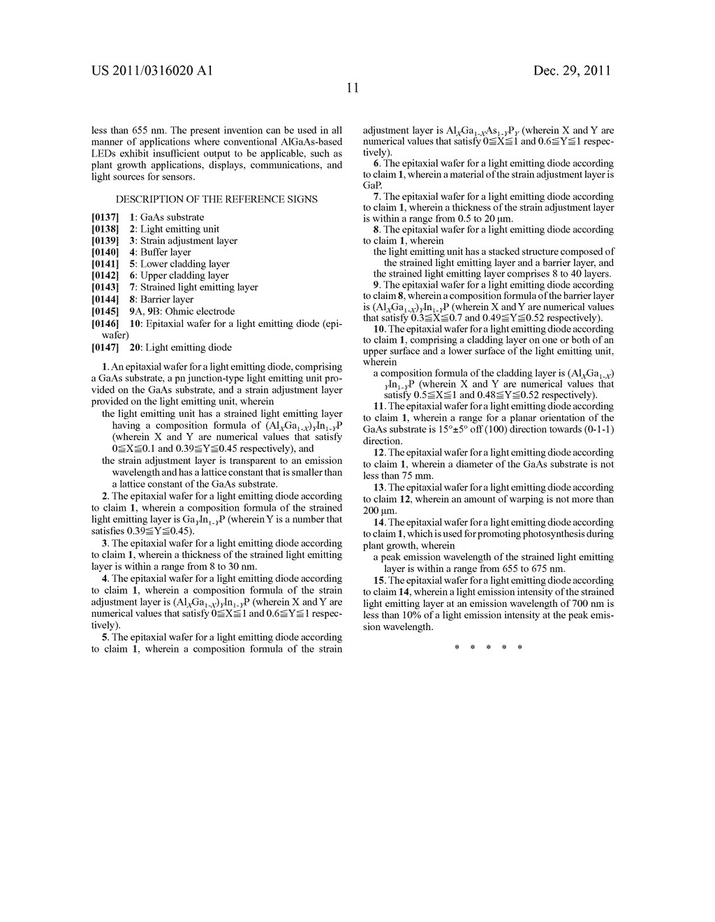 EPITAXIAL WAFER FOR LIGHT EMITTING DIODE - diagram, schematic, and image 16