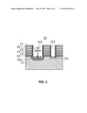 CHARGE TRAPPING NON-VOLATILE SEMICONDUCTOR MEMORY DEVICE AND METHOD OF     MAKING diagram and image