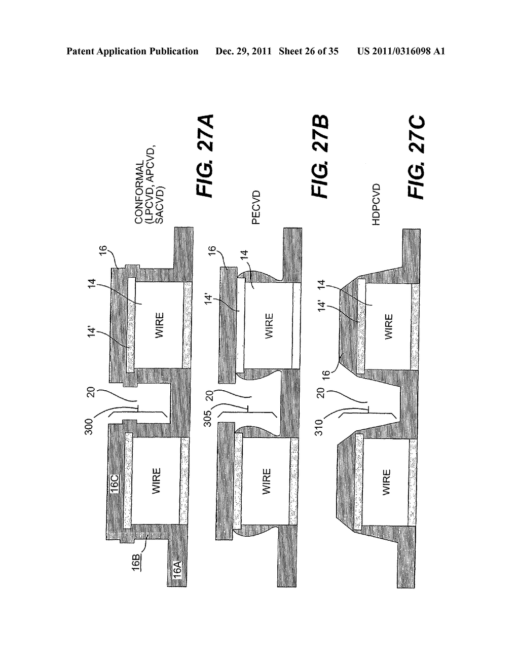 PLANAR CAVITY MEMS AND RELATED STRUCTURES, METHODS OF MANUFACTURE AND     DESIGN STRUCTURES - diagram, schematic, and image 27