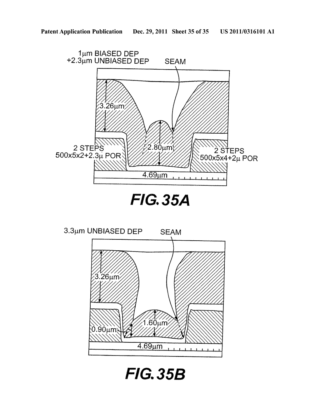 PLANAR CAVITY MEMS AND RELATED STRUCTURES, METHODS OF MANUFACTURE AND     DESIGN STRUCTURES - diagram, schematic, and image 36