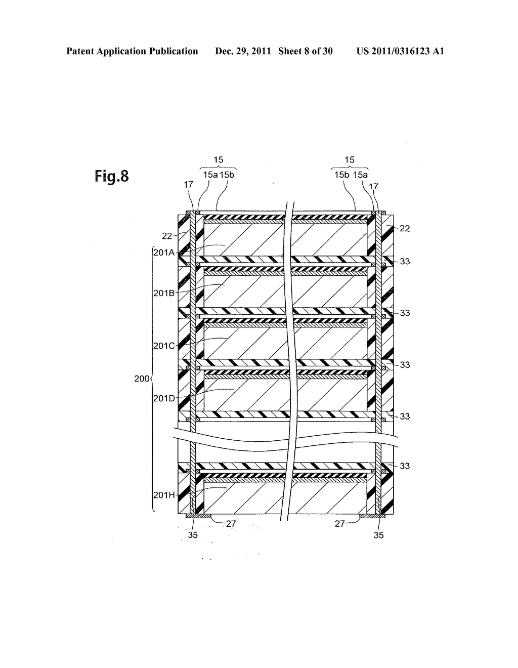Laminated semiconductor substrate, laminated chip package and method of     manufacturing the same - diagram, schematic, and image 09