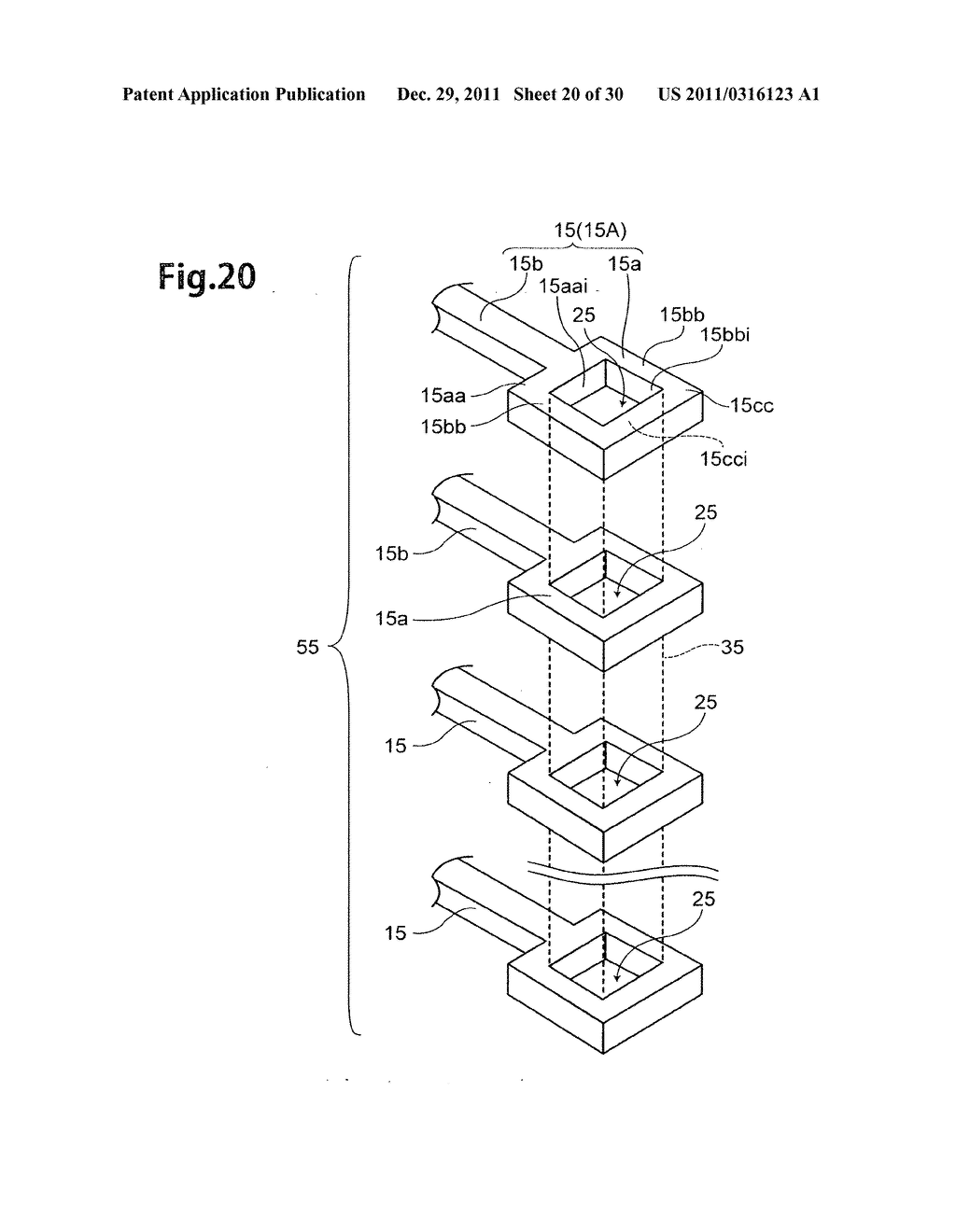 Laminated semiconductor substrate, laminated chip package and method of     manufacturing the same - diagram, schematic, and image 21