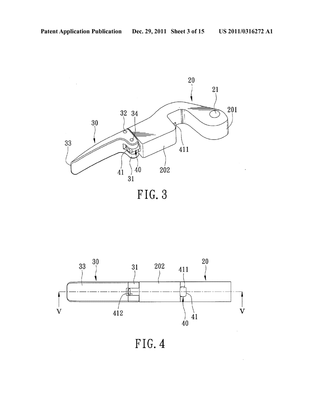 EASILY UNLATCHABLE CAM-LOCK ACTUATING DEVICE FOR USE IN A LOCKING COUPLING     ASSEMBLY THAT COUPLES TWO TUBULAR MEMBERS - diagram, schematic, and image 04