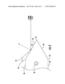 WIND TURBINE PROVIDING REDUCED RADIO FREQUENCY INTERACTION AND RELATED     METHODS diagram and image