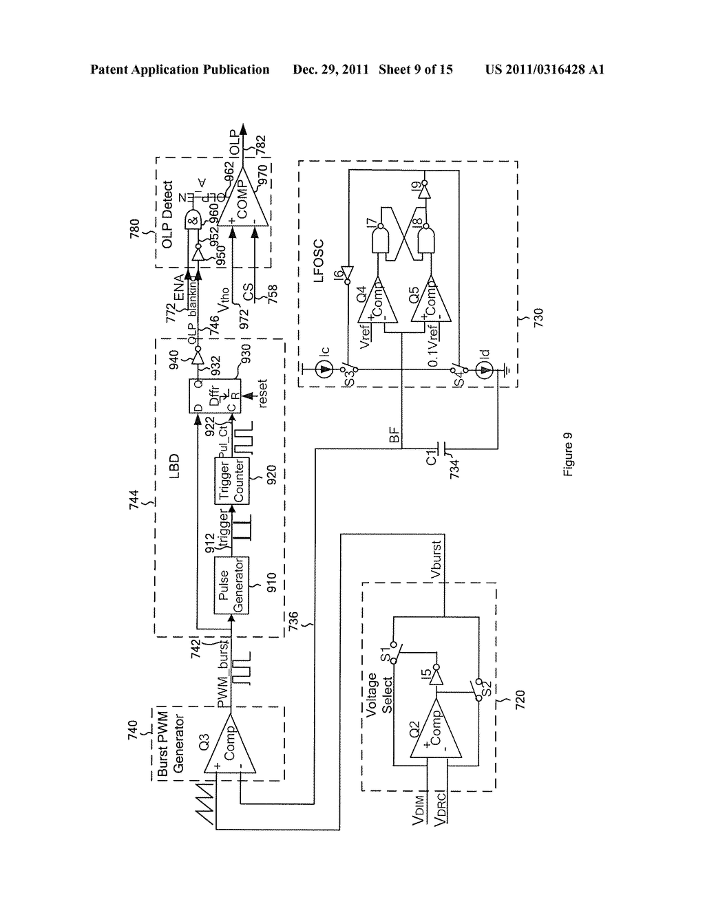 SYSTEMS AND METHODS FOR CONTROLLING BRIGHTNESS OF COLD-CATHODE FLUORESCENT     LAMPS WITH WIDE DIMMING RANGE AND ADJUSTABLE MINIMUM BRIGHTNESS - diagram, schematic, and image 10