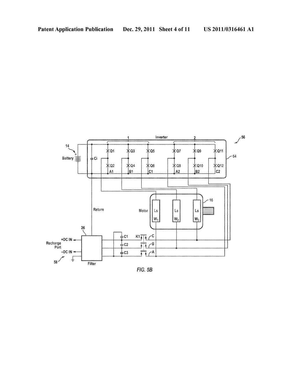 Open Delta Motor Drive With Integrated Recharge - diagram, schematic, and image 05