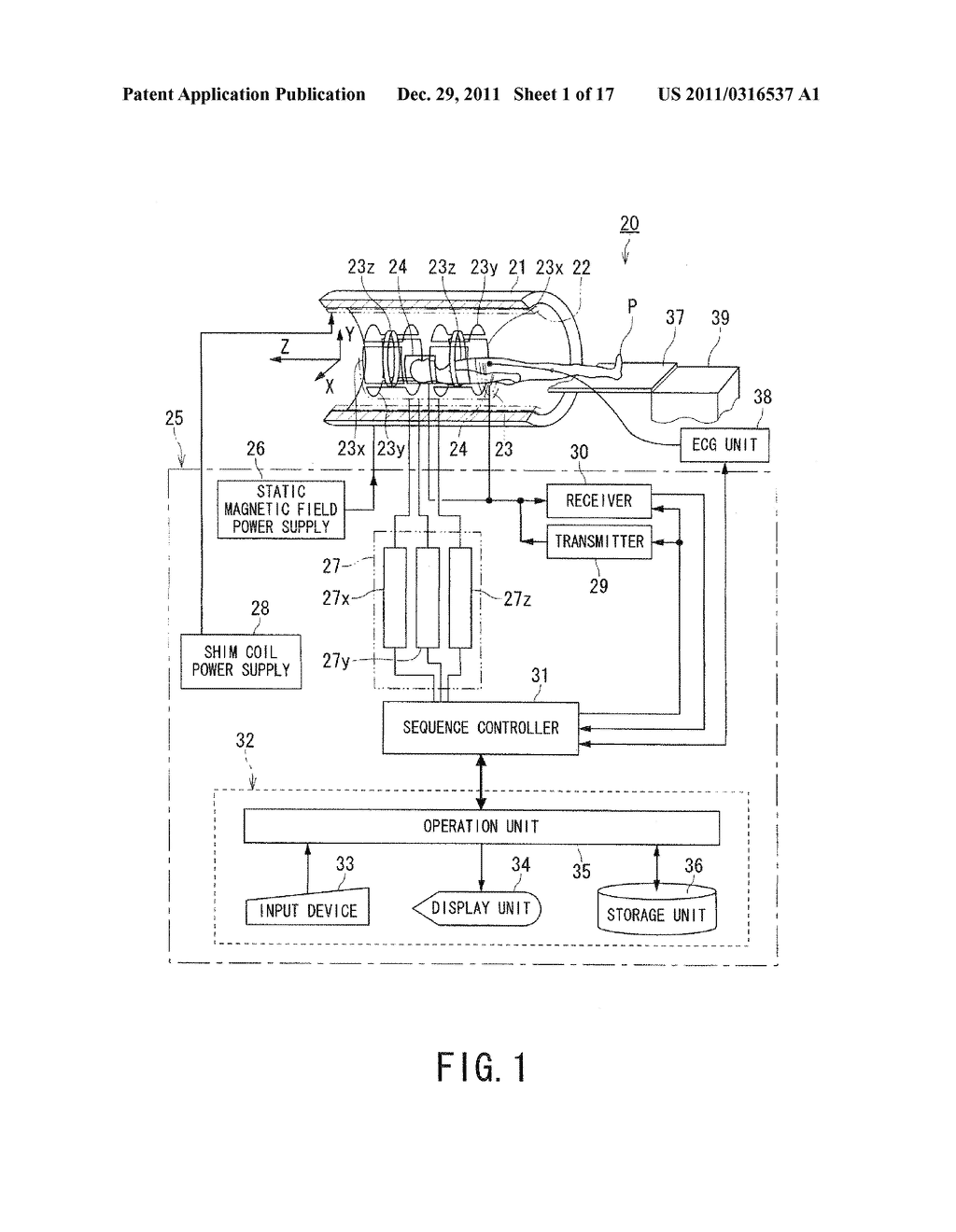 MRI APPARATUS AND MRI METHOD - diagram, schematic, and image 02