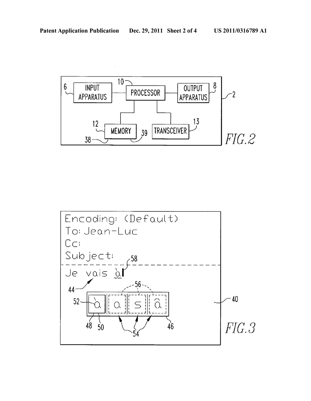 METHOD FOR AUTOMATICALLY PREFERRING A DIACRITICAL VERSION OF A LINGUISTIC     ELEMENT ON A HANDHELD ELECTRONIC DEVICE BASED ON LINGUISTIC SOURCE AND     ASSOCIATED APPARATUS - diagram, schematic, and image 03