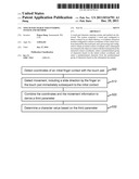 TOUCH PAD CHARACTER ENTERING SYSTEM AND METHOD diagram and image