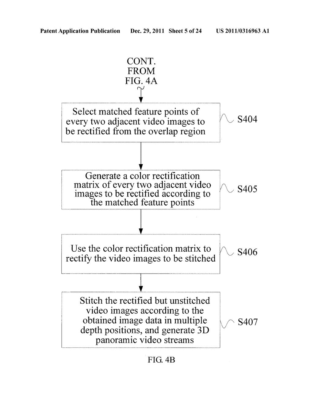 METHOD AND DEVICE FOR GENERATING 3D PANORAMIC VIDEO STREAMS, AND     VIDEOCONFERENCE METHOD AND DEVICE - diagram, schematic, and image 06