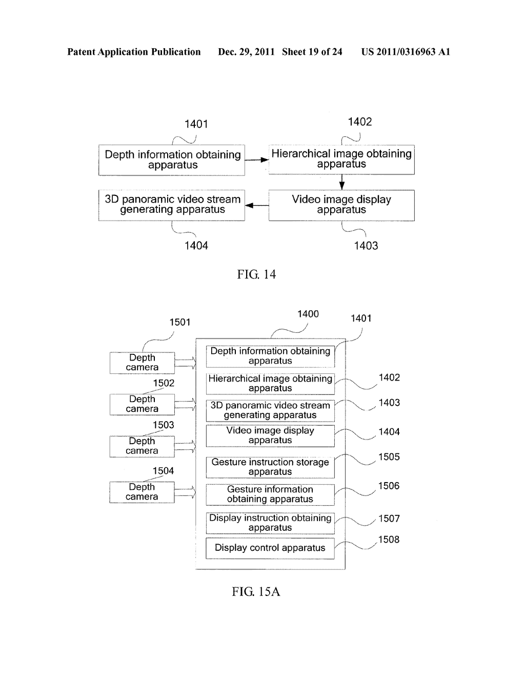 METHOD AND DEVICE FOR GENERATING 3D PANORAMIC VIDEO STREAMS, AND     VIDEOCONFERENCE METHOD AND DEVICE - diagram, schematic, and image 20