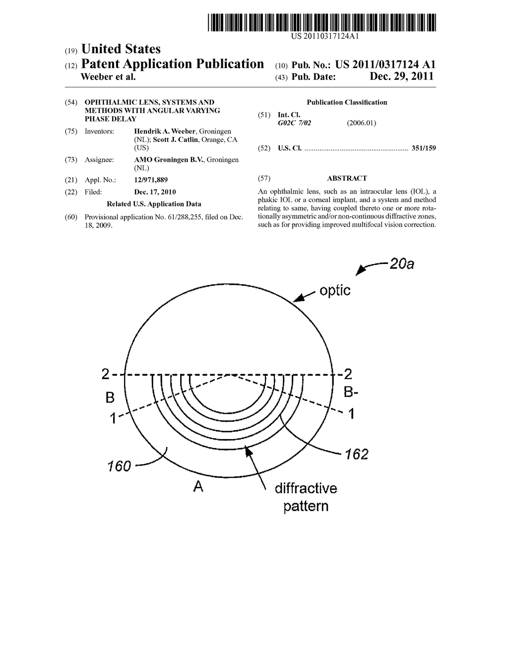 OPHTHALMIC LENS, SYSTEMS AND METHODS WITH ANGULAR VARYING PHASE DELAY - diagram, schematic, and image 01